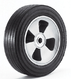 Poly Hub Solid Rubber Wheel, 300 lbs Capacity, 8 Inch Dia