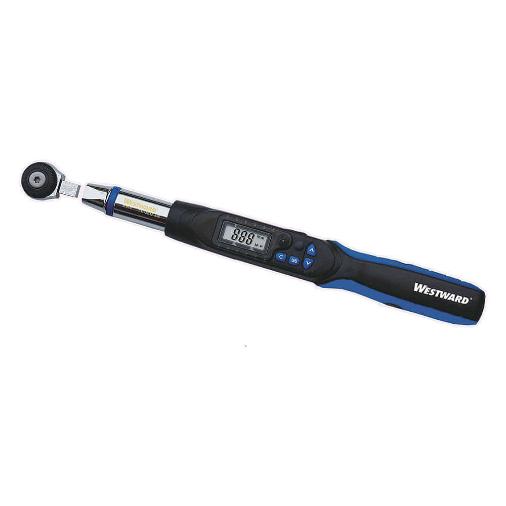 Westward 6PAF6 Torque Wrench Digital 1/4 Inch