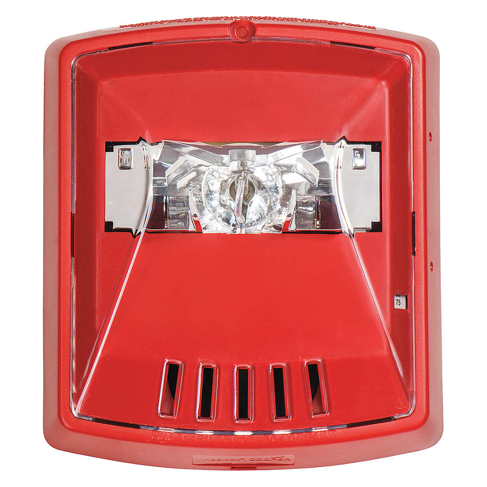 Wheelock Products CN121087 38GV24 Horn Strobe 12/24VDC Red 611/16