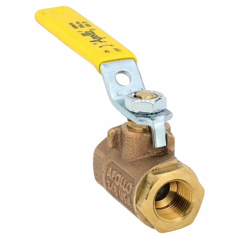 Ball Valve, 3/8 Inch Pipe, 600 PSI, -20 to 450 Deg. F, Lever Handle, FNPT