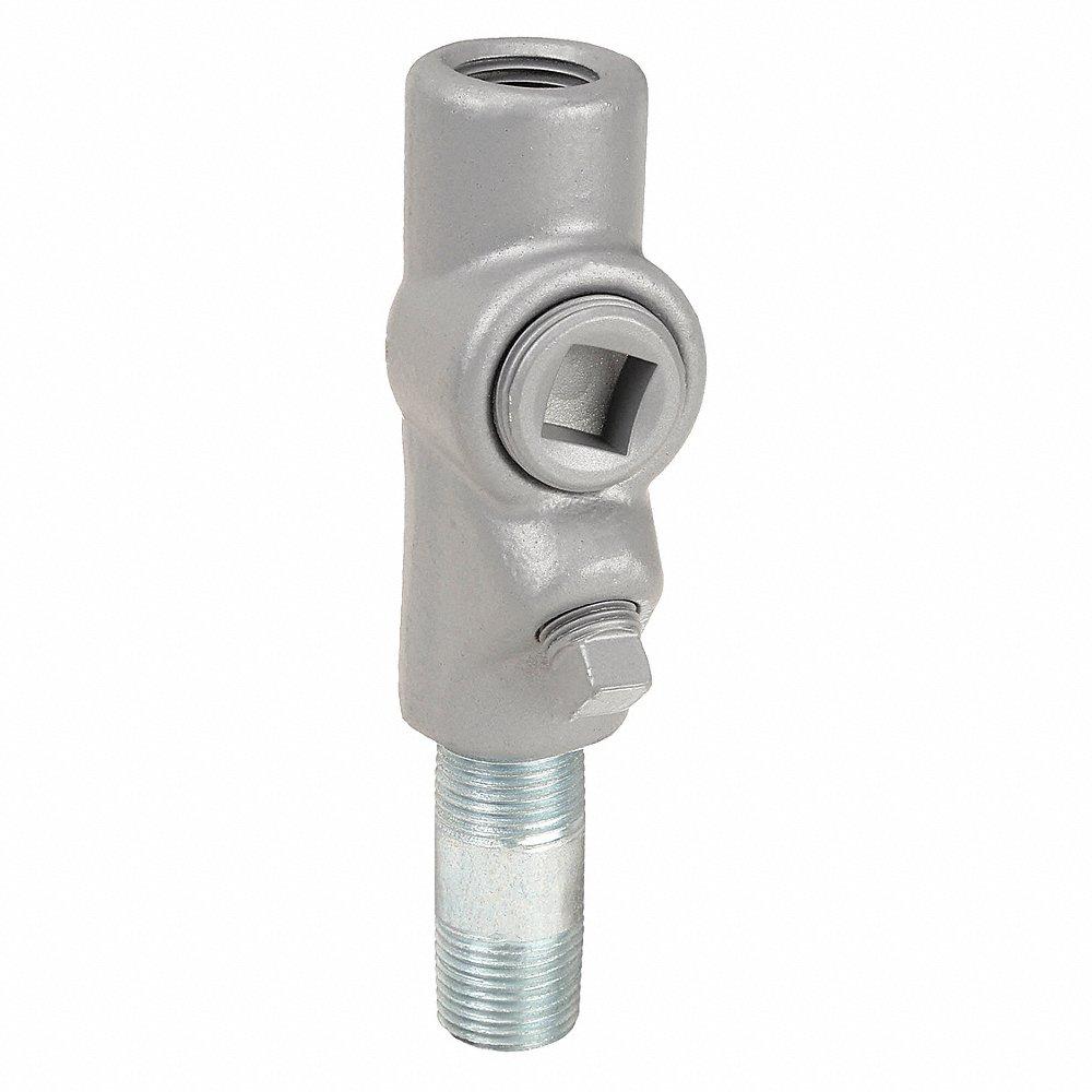 Sealing Fitting, Vertical & Horizontal, 3/4 Inch Trade, Male, 3 11/16 Inch Length, Iron