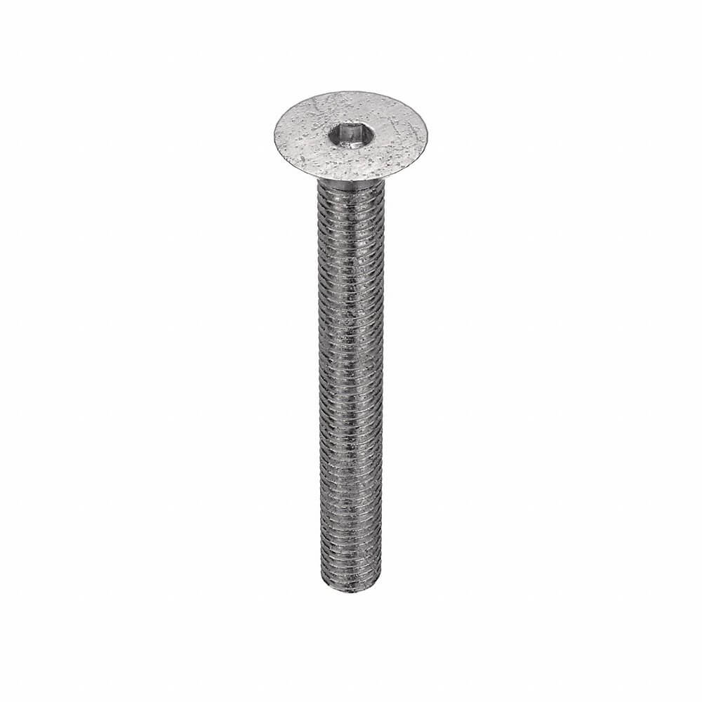 Metric Socket Head Cap Screw, M3x0.5 Thread Size, Flat, 25 mm Lg.