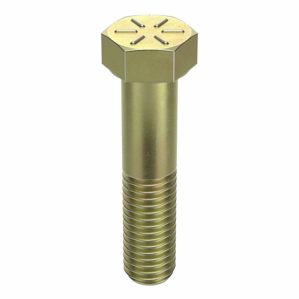 Hex Head Cap Screw, 9/16 In - 12 Thread Size, Steel, 2 3/4 In Lg., 23/64 In Head Ht., Coarse