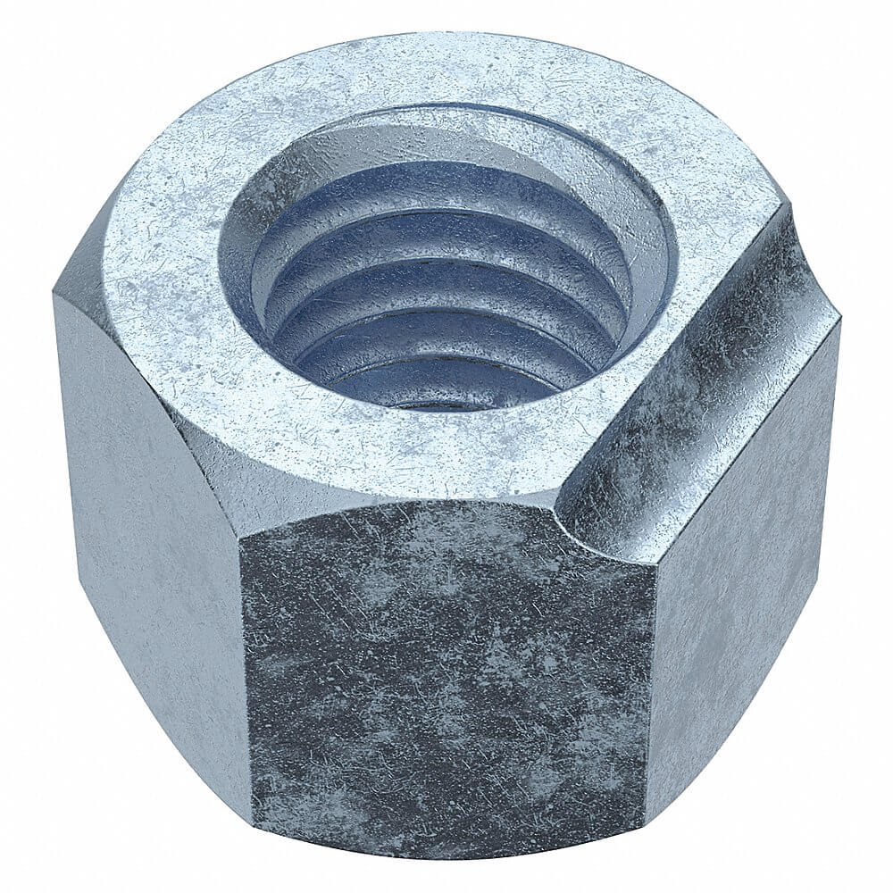 Hex Locknut, 1/2 In - 13 Thread Size, Top Lock Distorted Thread, 3/4 In Hex Wd.