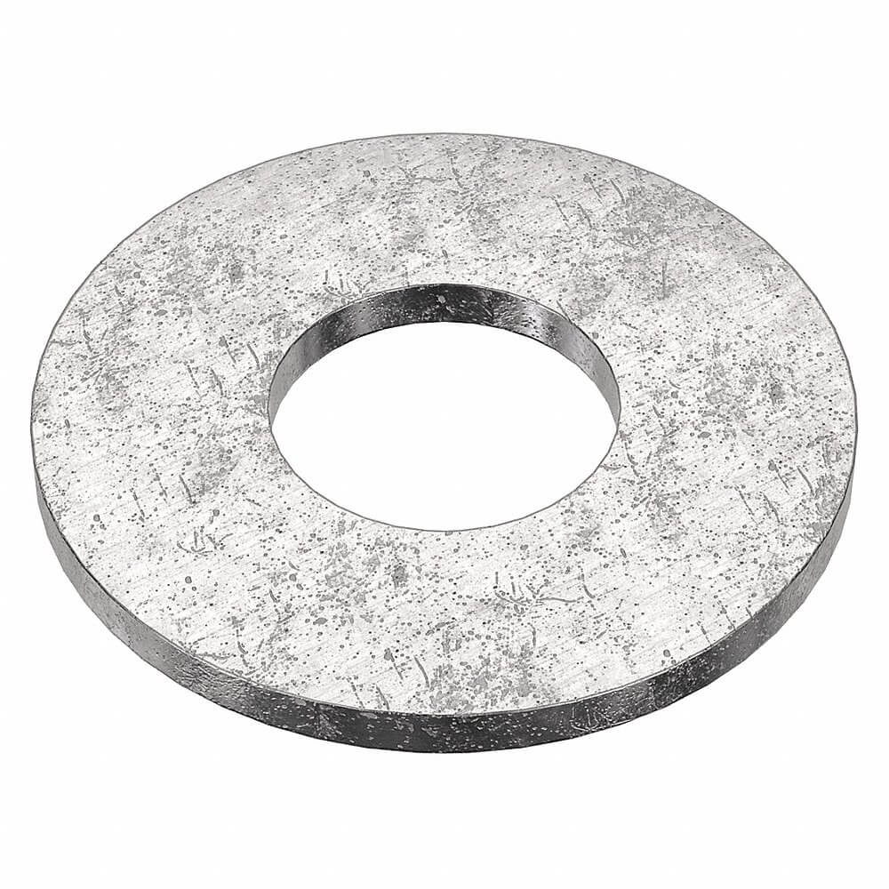 Flat Washer, 1 In Fits Bolt Size, USS, 1.063 In I.D., 2 1/2 In O.D.