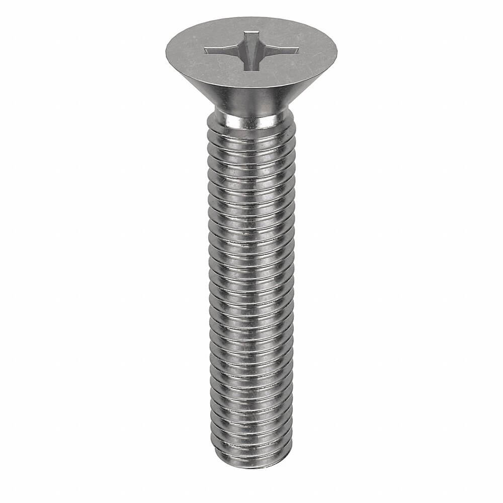 Architectural Bolt, 10-32 Thread Size, SS, 1 3/16 In Barrel Lg., Phillips