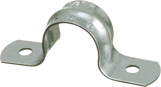 EMT Straps, 2-Hole, 7.436 x 4.03 Inch Size, Steel