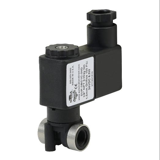 Nitra DVP-3BC1C-24D | Solenoid Valve, 3-Way, 2-Position, N.C., Glass ...