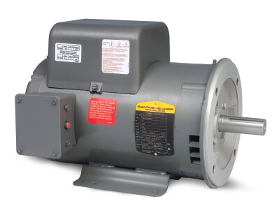 Pressure Washer Motor, 230/115V, 3600 RPM, 1.5 hp, 1 Phase, OPEN, 56C Frame