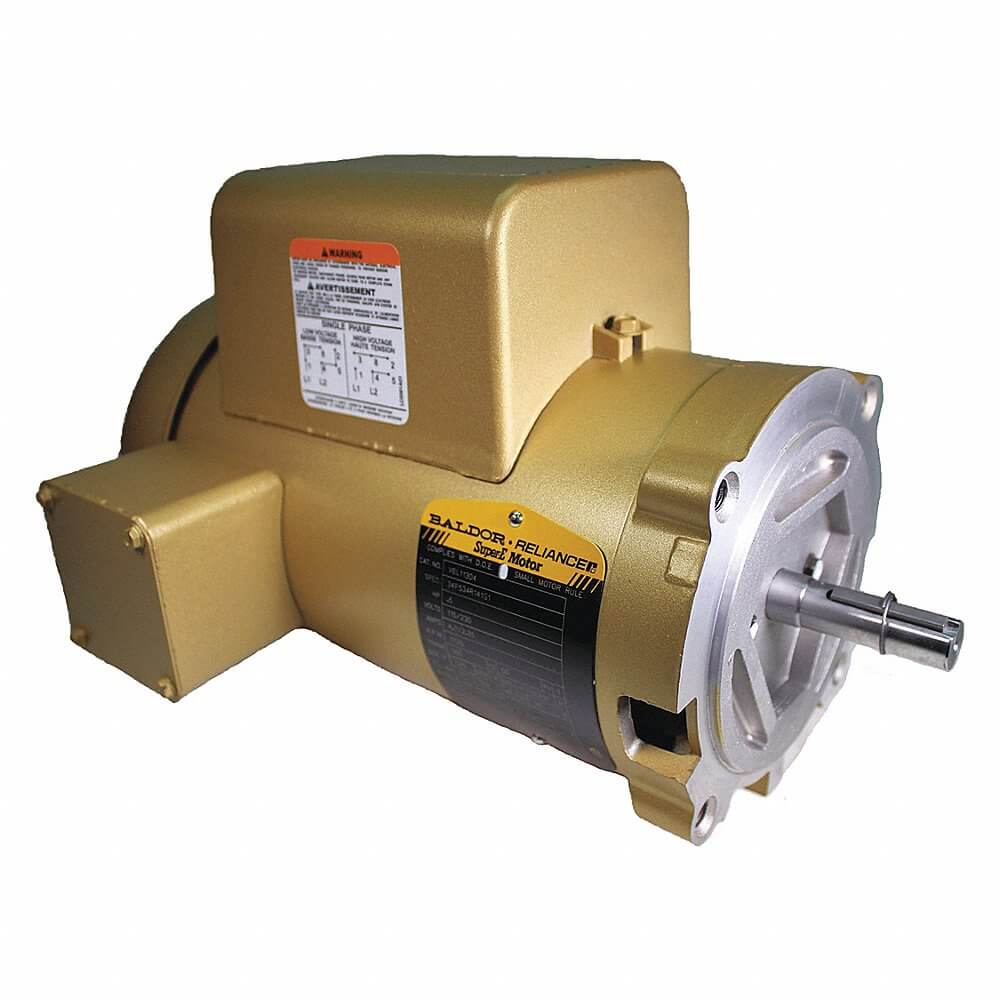 Single Phase Open Motor, 115/230V, 3600 RPM, 60 Hz, 0.33 hp, ODP, 56C Frame