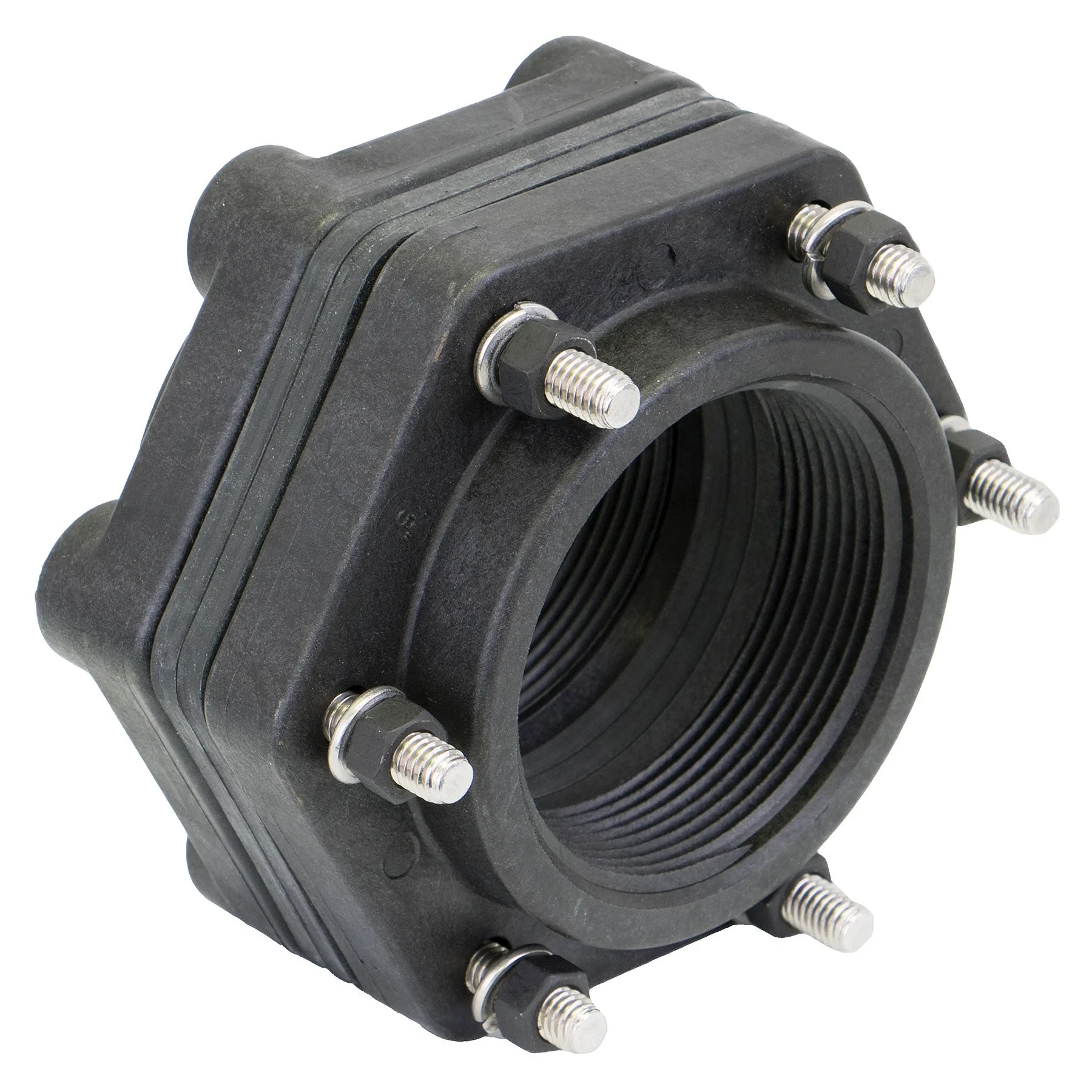 Threaded Flange, EPDM, Bolted Tank, 3 X 3 Inch Size