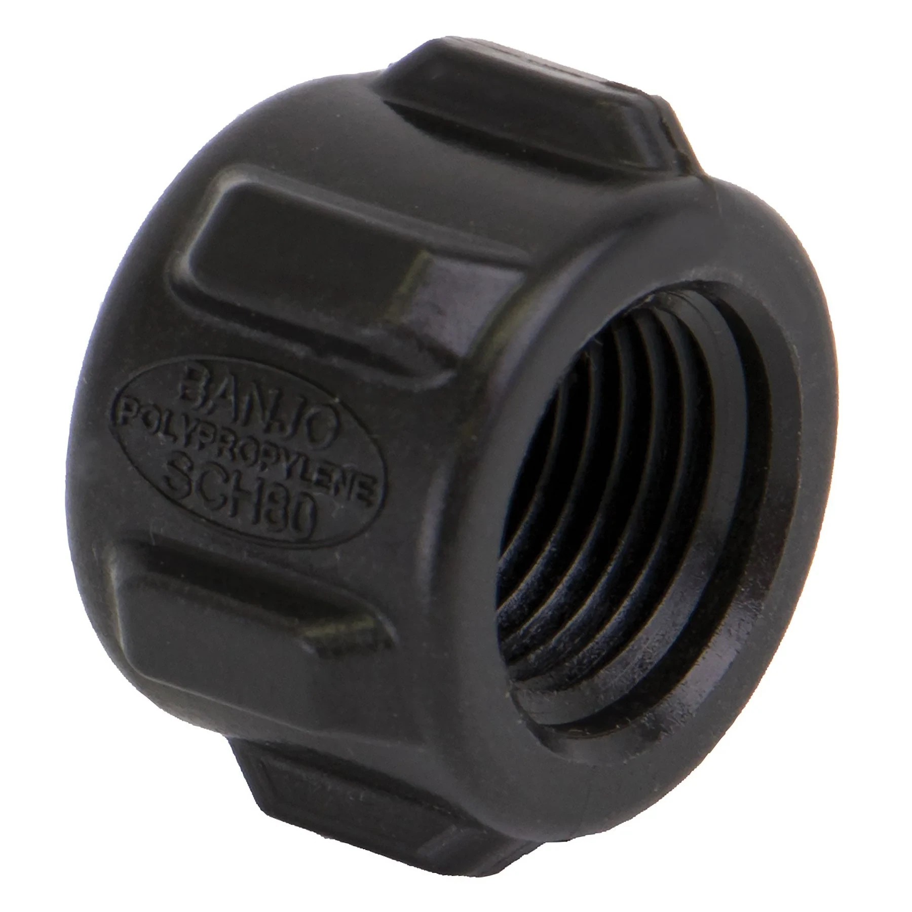 Cap, 3/8 Inch Fnpt Black