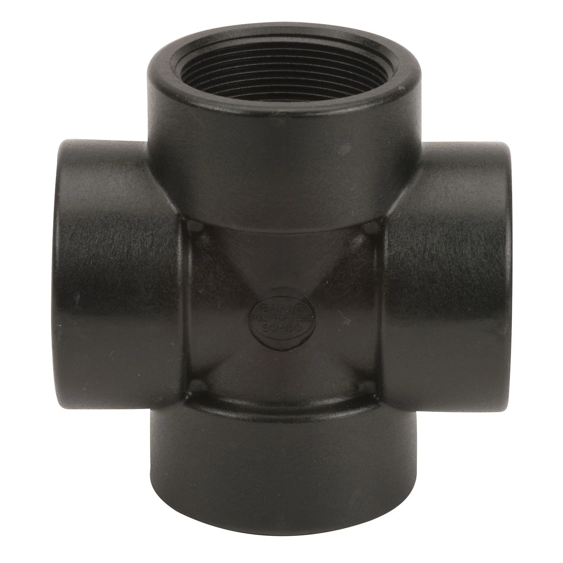 Cross 2 Inch Fpt 150 Psi Black