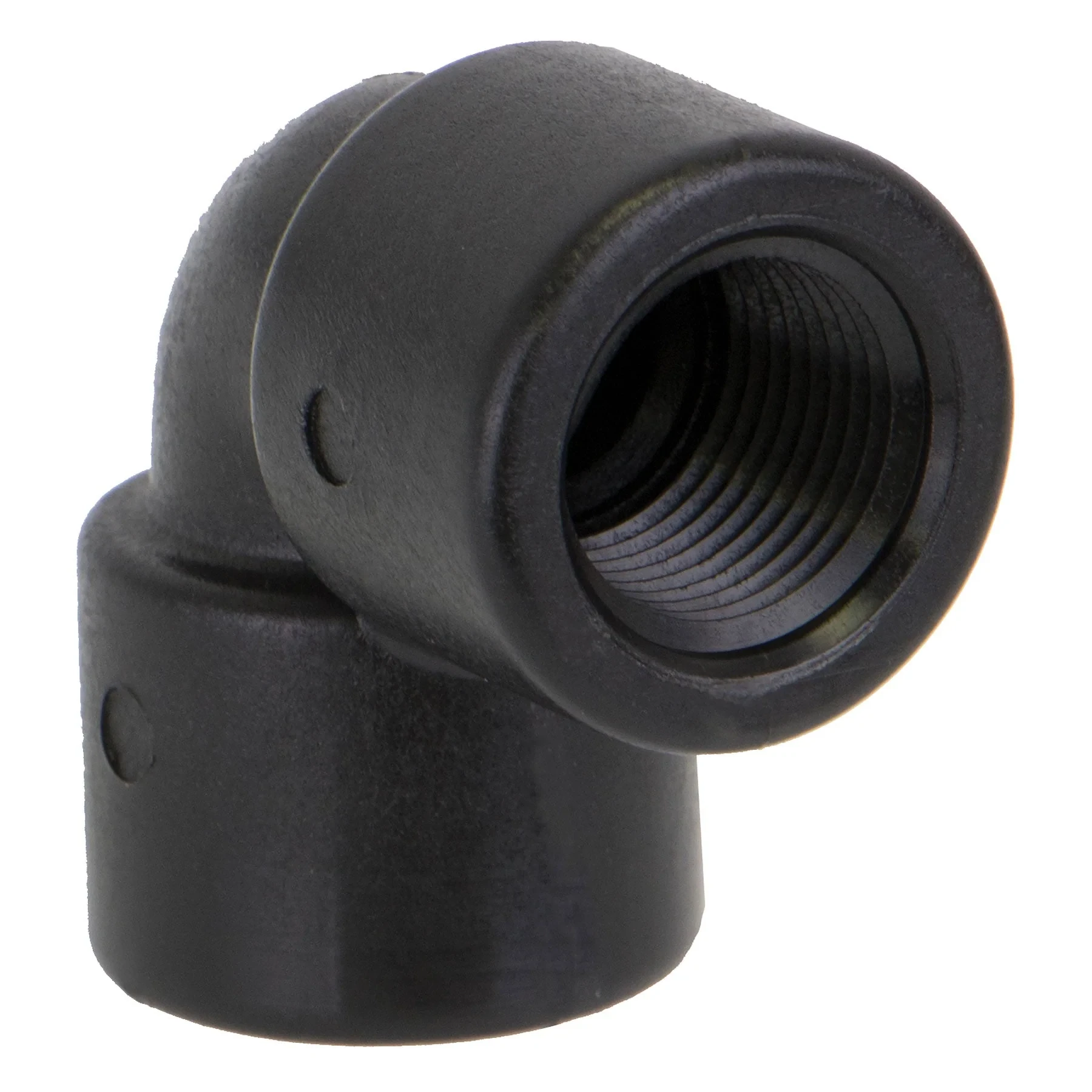 Poly Pipe Elbow, 90 Deg, 3/8 Inch Size