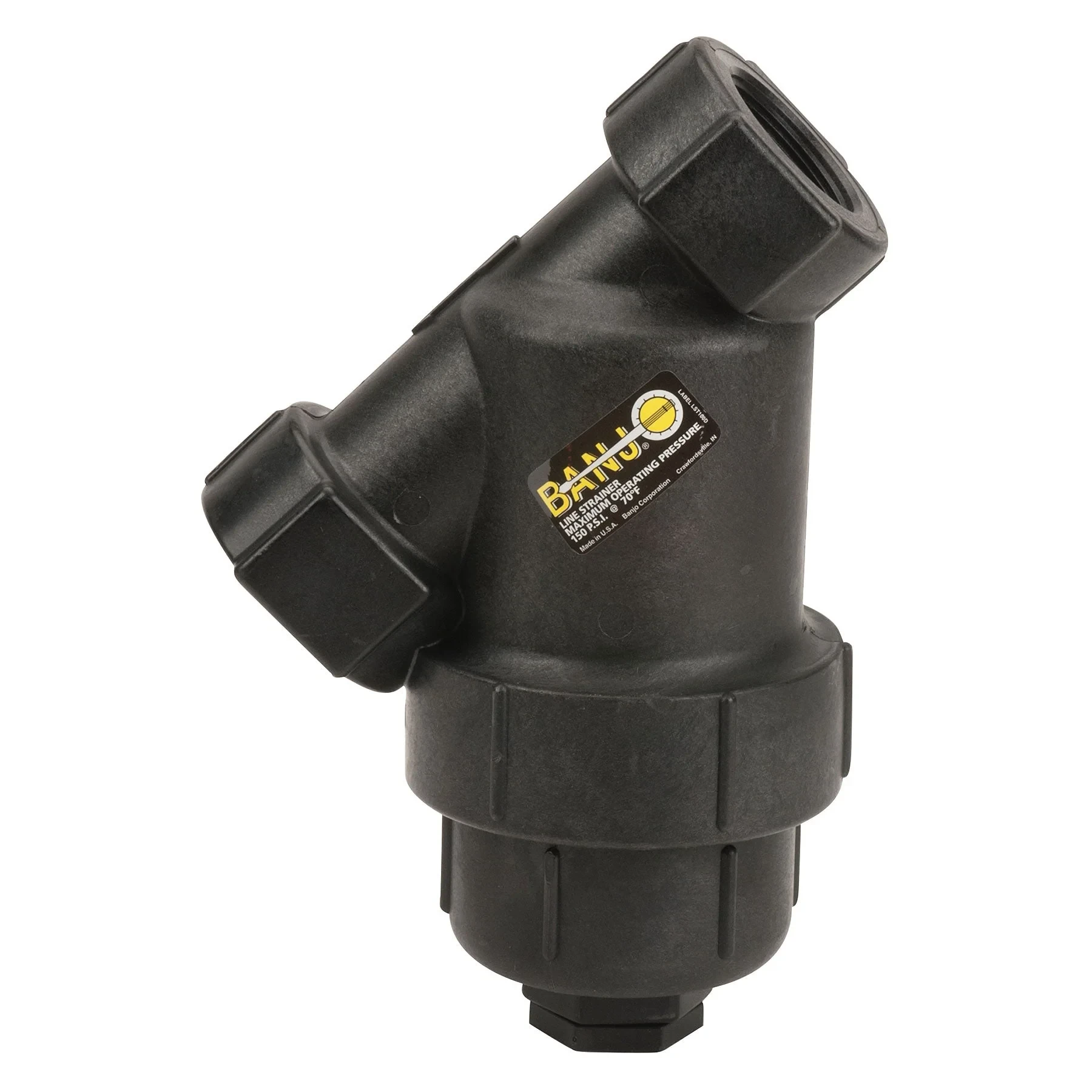 Y Strainer With 30 Mesh Stainless Steel Screen, 1-1/2 X 1-1/2 Inch Size