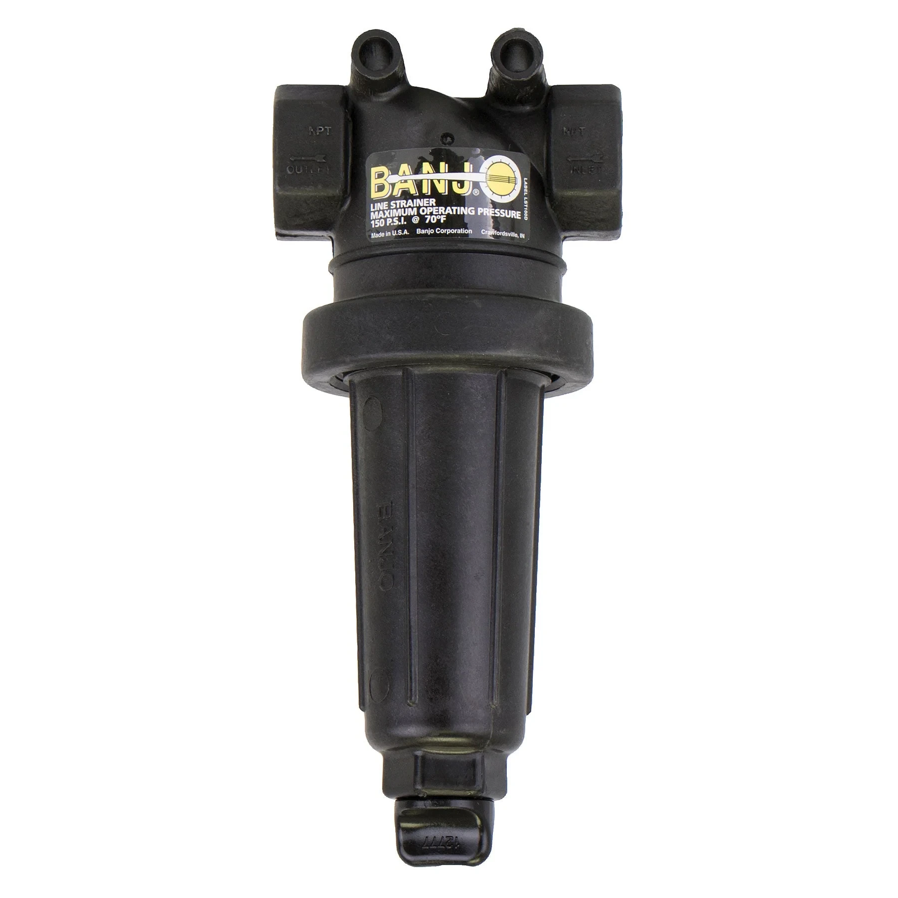 T-Line Strainer, 100 Mesh Screen, 3/4 x 3/4 Inch, Stainless Steel