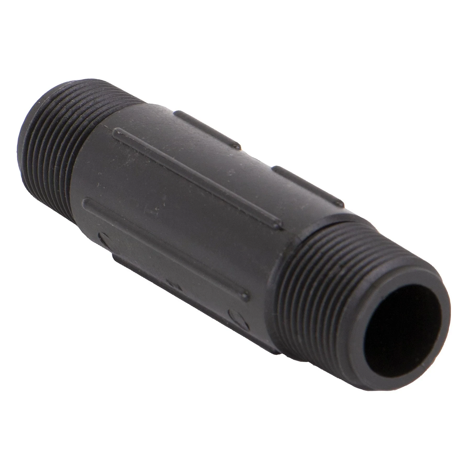 Nipple 3/4 x 4 Inch Mnpt Polypropylene Black