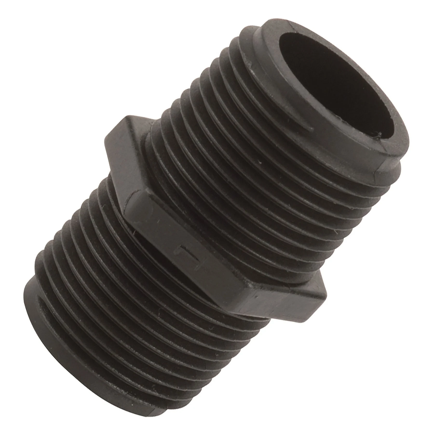 Poly Nipple, Short, 3/4 X 6 Inch Size