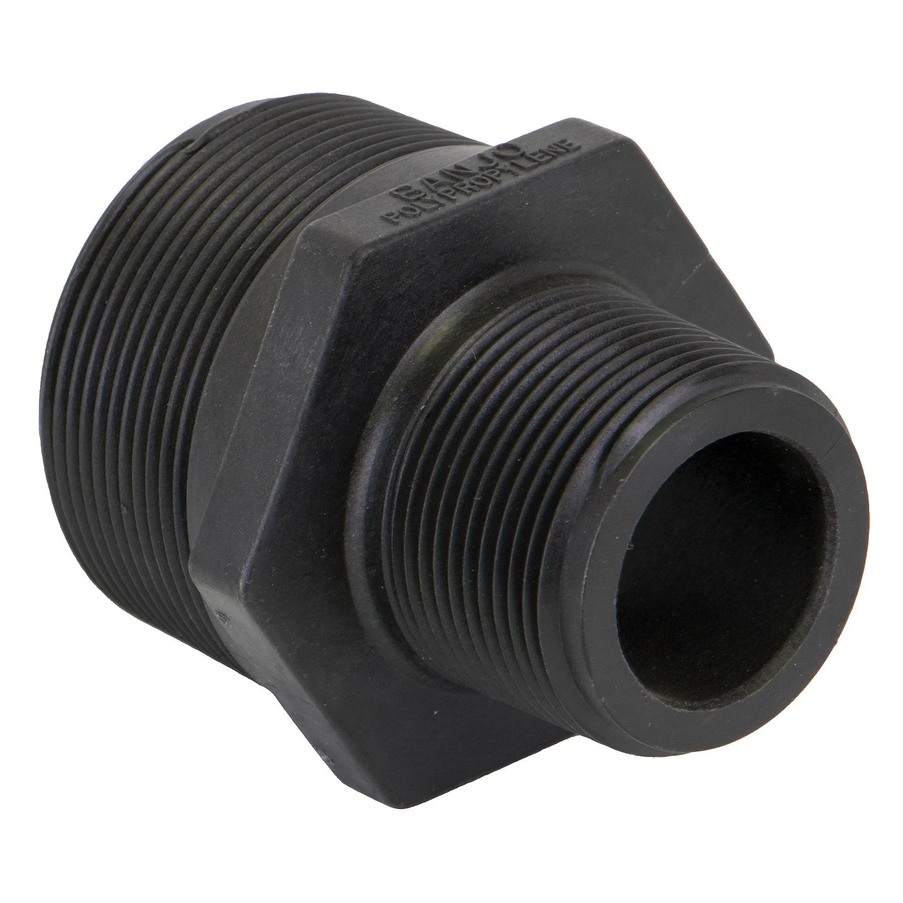 Poly Reducer Nipple, 2 X 1-1/4 Inch Size