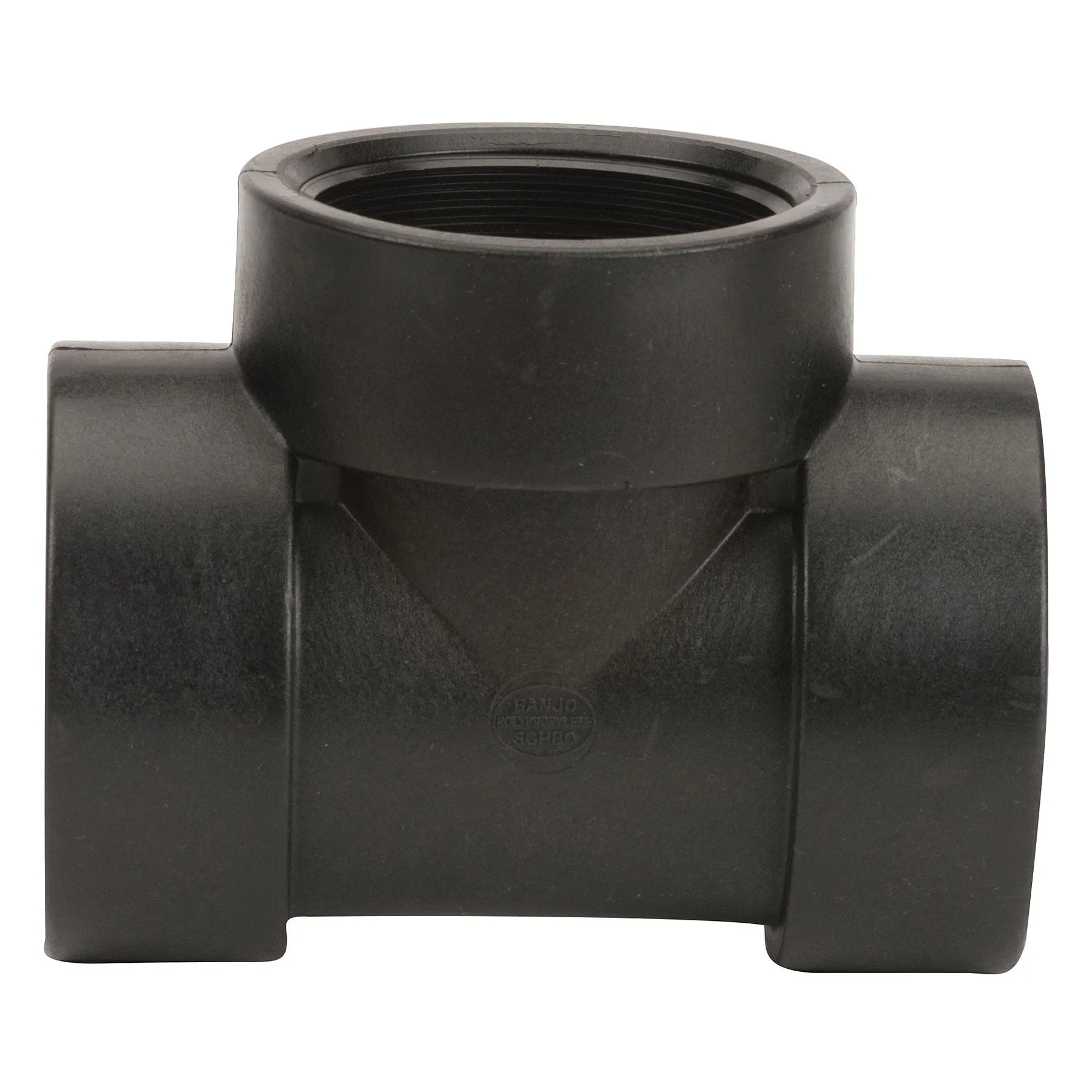 Tee 3 Inch Fpt Polypropylene 150 Psi Black