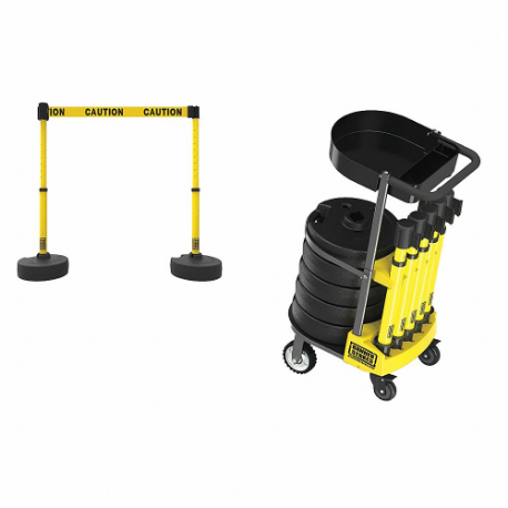 BANNER STAKES Portable Crowd Control Barricades