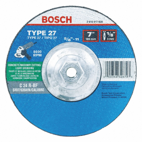BOSCH Abrasive Cut-Off and Chop Wheels
