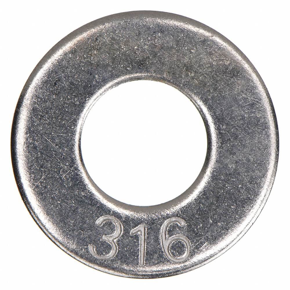 Washer Flat 1/4 Inch 316 Stainless Steel