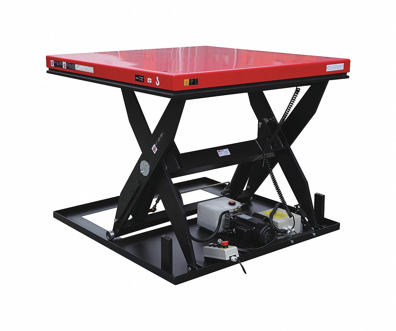 Dayton 60nh58 Scissor Lift Table 5000 Lbs Load Capacity 48 Inch