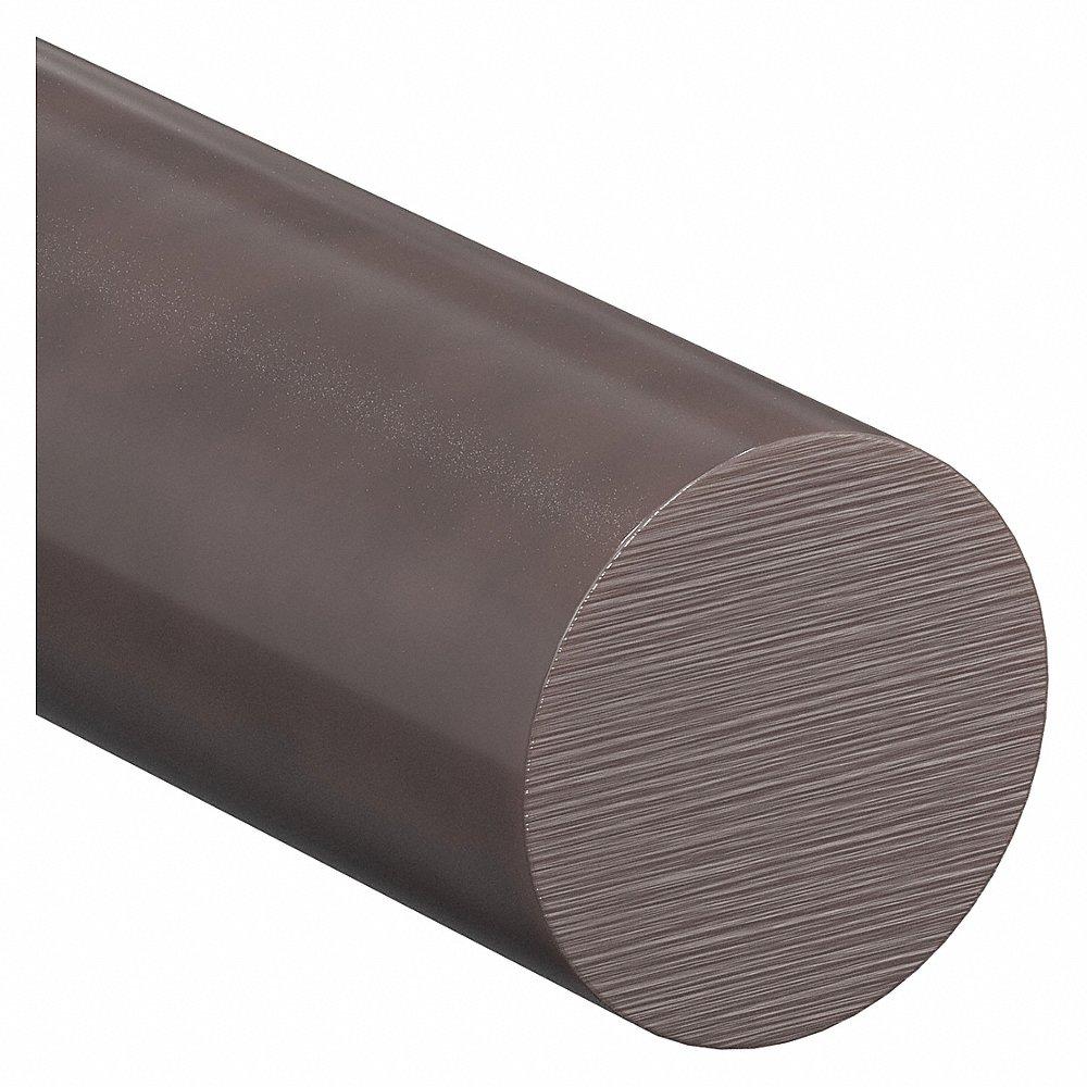 Rod Acetal Brown 1 Inch Diameter x 6 Feet Length