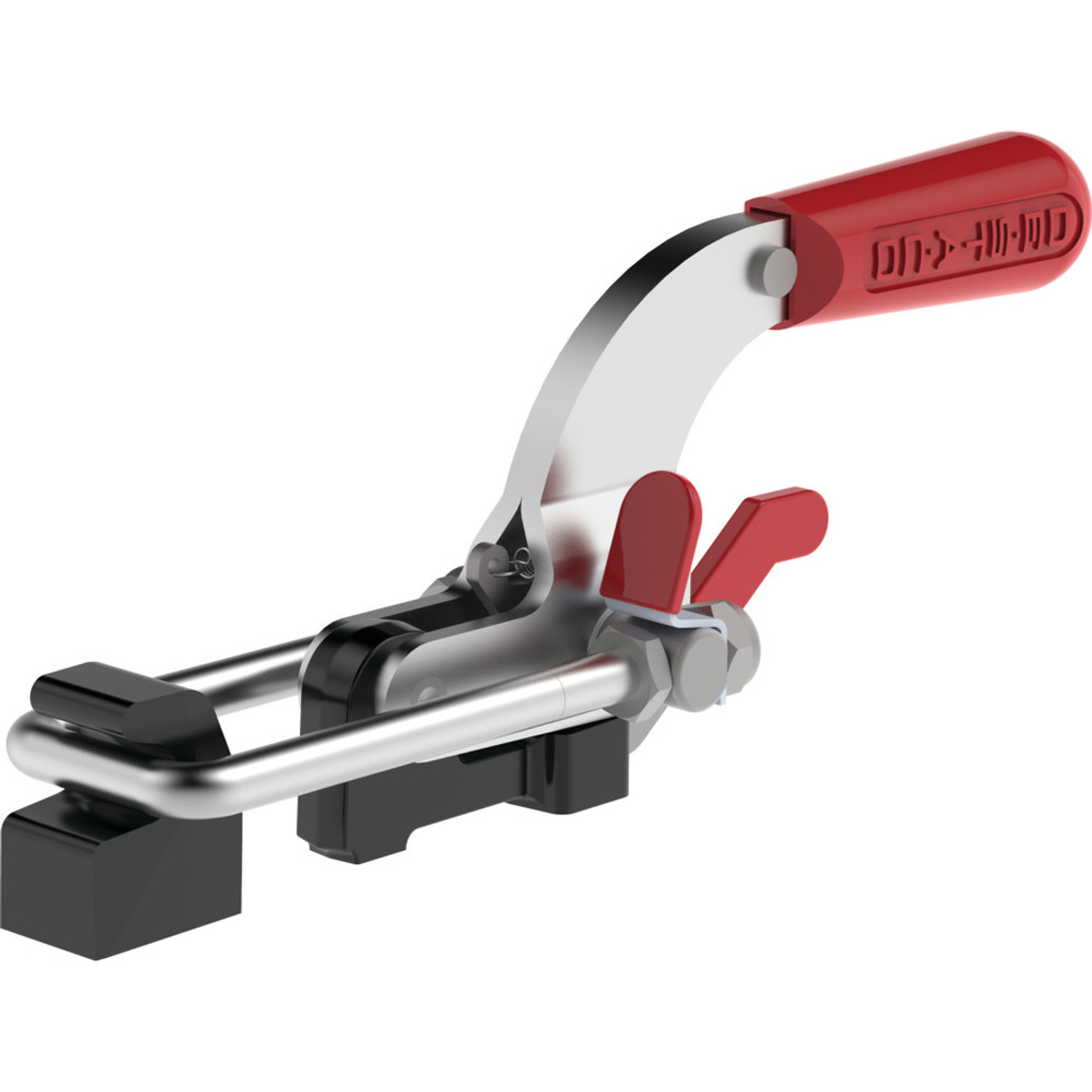 Latch Clamp, U Hook, Weld On Base, Toggle Lock Plus, 4000 lb