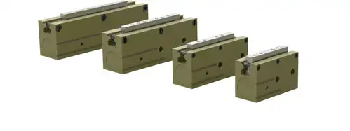 Parallel Gripper, Low Profile, Stroke 0.5 Inch, Finger Length 3 Inch