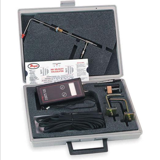 Dwyer Instruments 4751FMAV 1XFW5 Handheld Manometer Kit, 0 To 20