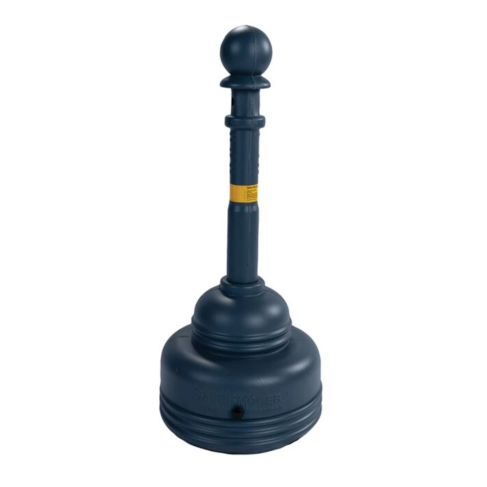 Cigarette Receptacle Gray Hdpe 1.25 Gallon