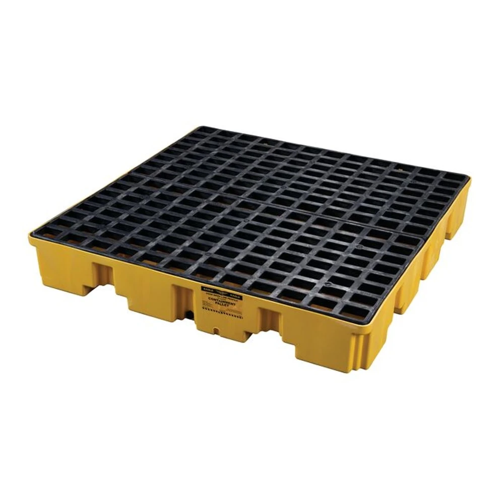 Drum Spill Containment Pallet 4 Drum 8k Lb.