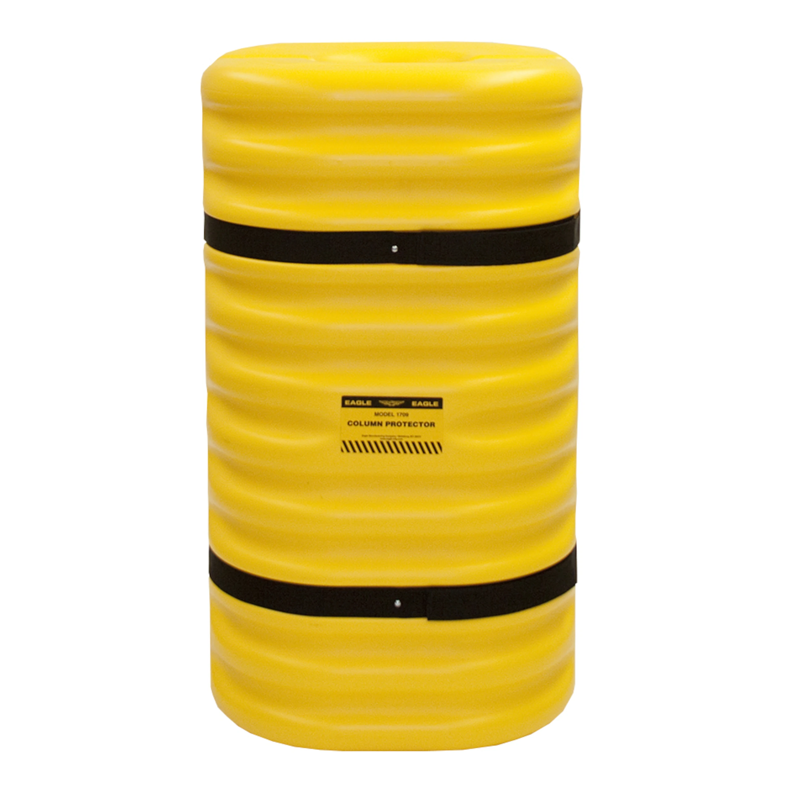 Column Protector, 42 Inch Height, 12 Inch Size, Yellow