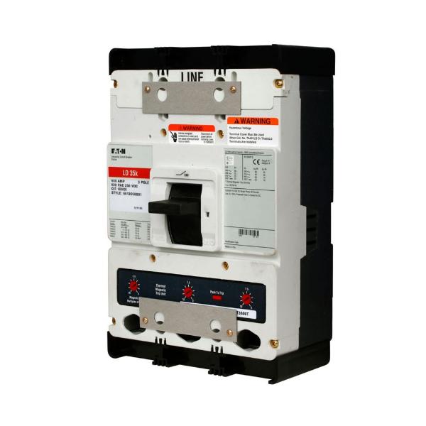EATON LD3400T52W Molded Case Circuit Breaker, L-Frame, Ld, Complete Breaker | BH4KTP