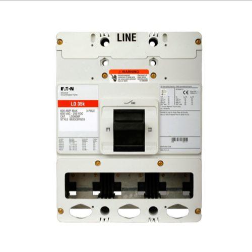 New Eaton Cutler-Hammer HLD3600F (HLD3600) Circuit Breaker 3 Pole 600A 600V 65kA HLD Complete Unit Includes Frame and Trip