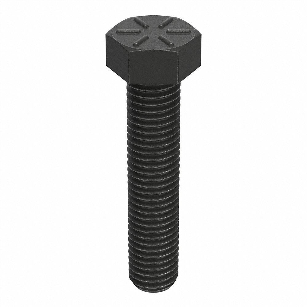Fabory U04110.050.0250 Steel Hex Tap Bolt, Grade 8, 21/2 Inch Length