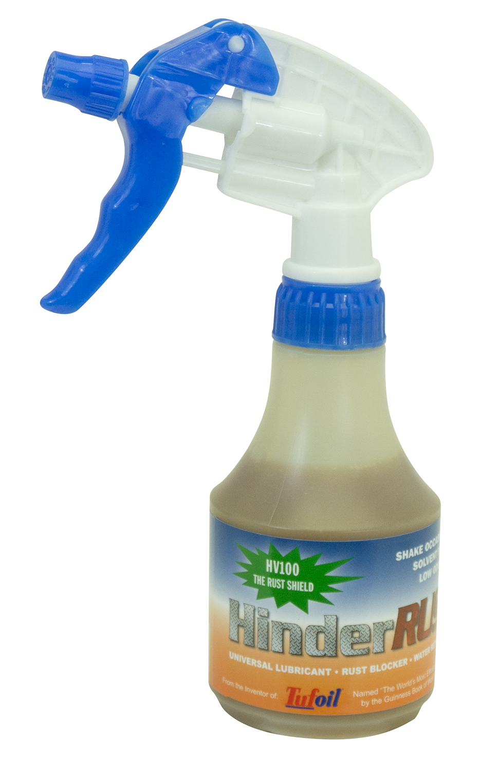 HinderRust Squirt Bottle HV100, Rust Protector Lubricator, 8 oz