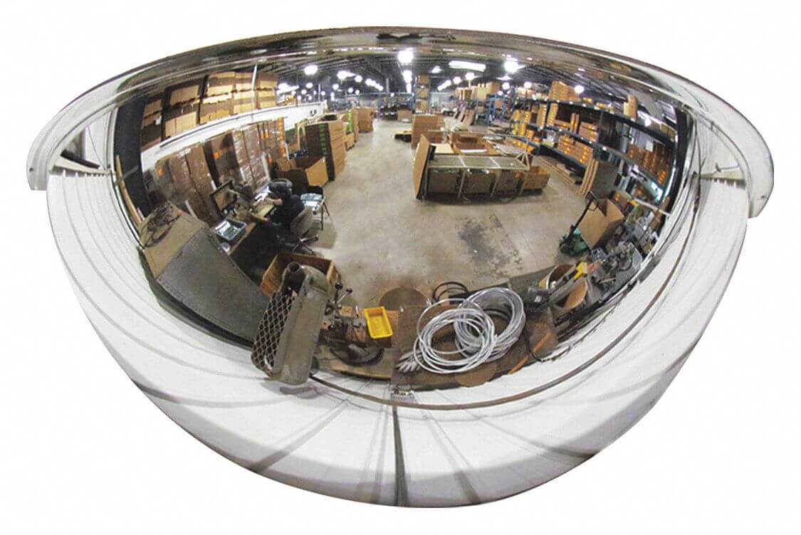 GRAINGER Dome Safety and Security Mirrors