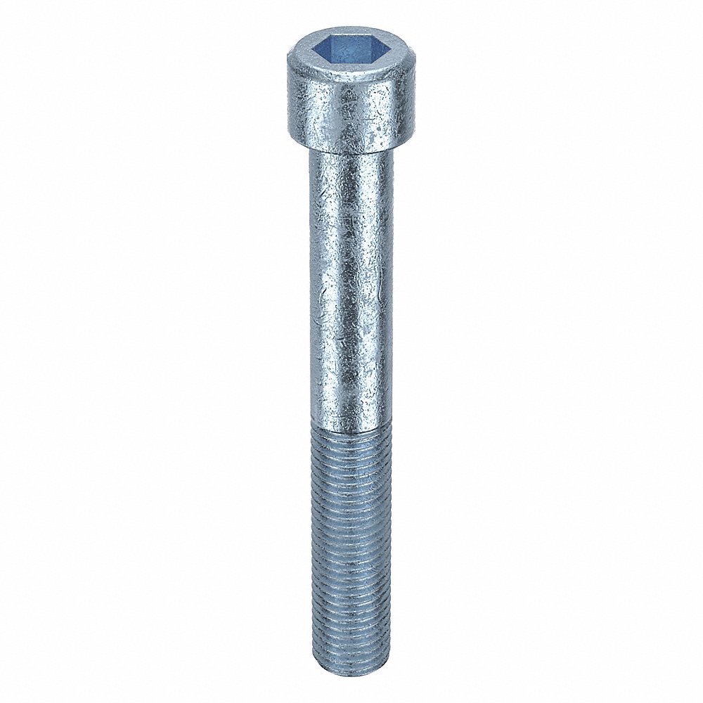 Socket Head Cap Screw, M24x3 Thread Size, Cylindrical, 180 mm Lg., 24 mm Head Ht.