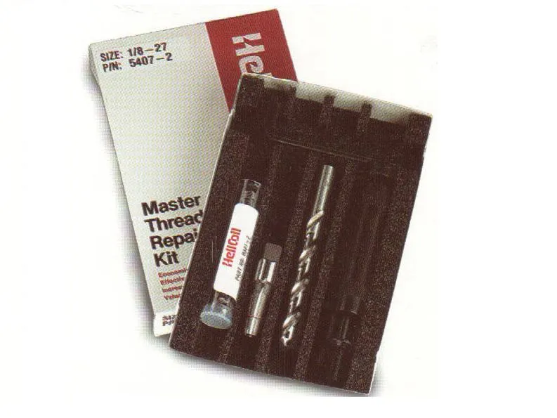 Helicoil 54074 Pipe Thread Repair Kit, 1/418 Thread Size, Set of 12