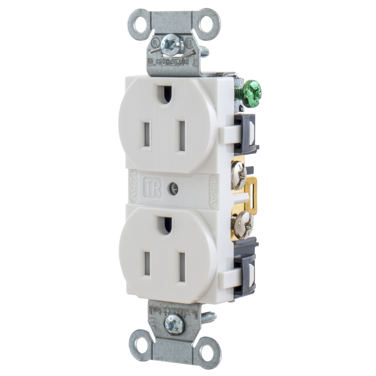 Pack of 10 Hubbell CR20 BROWN Duplex Receptacle 20A 5-20R 125V 
