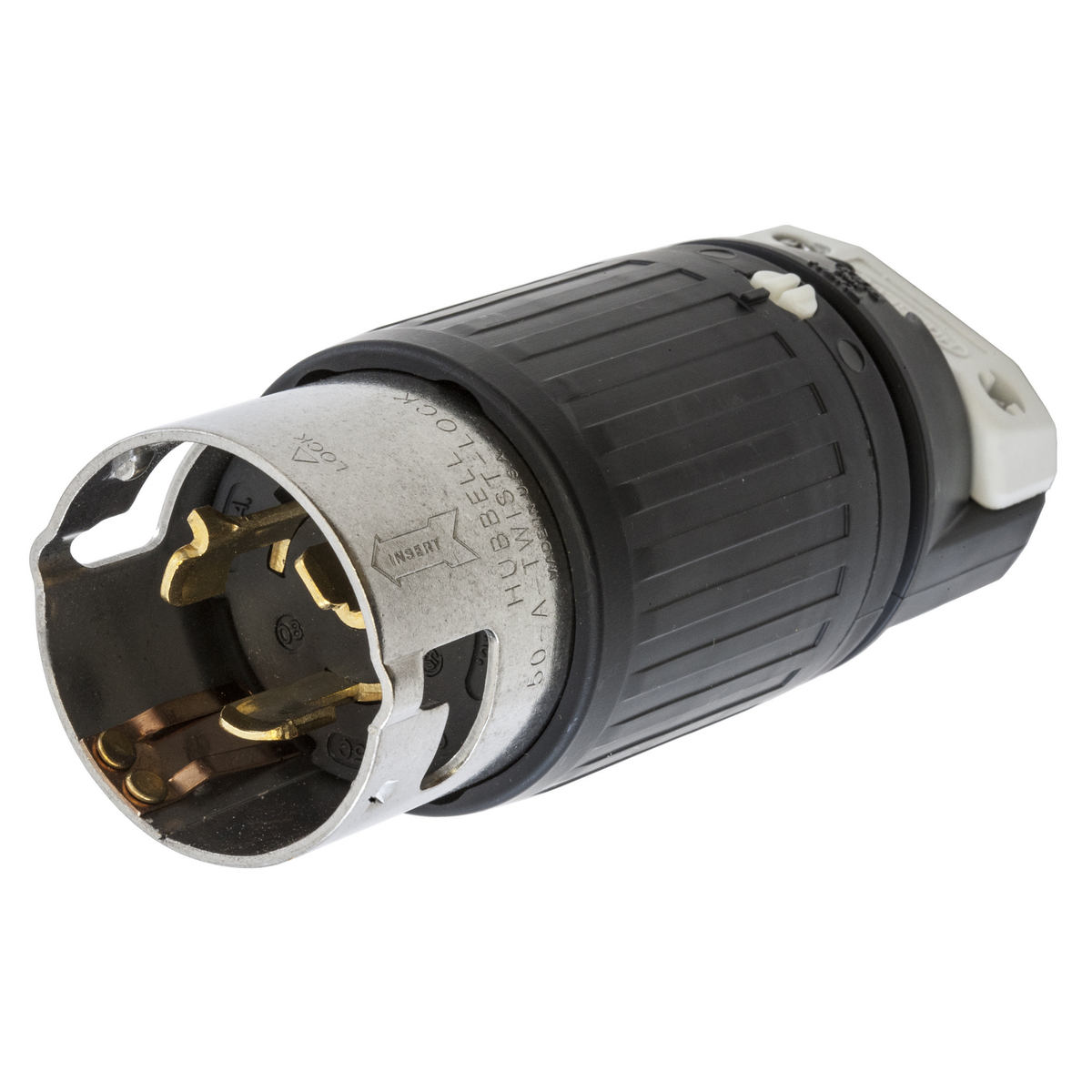 Male Plug, 50A, 125/250V 3-Pole, 4-Wire Grounding