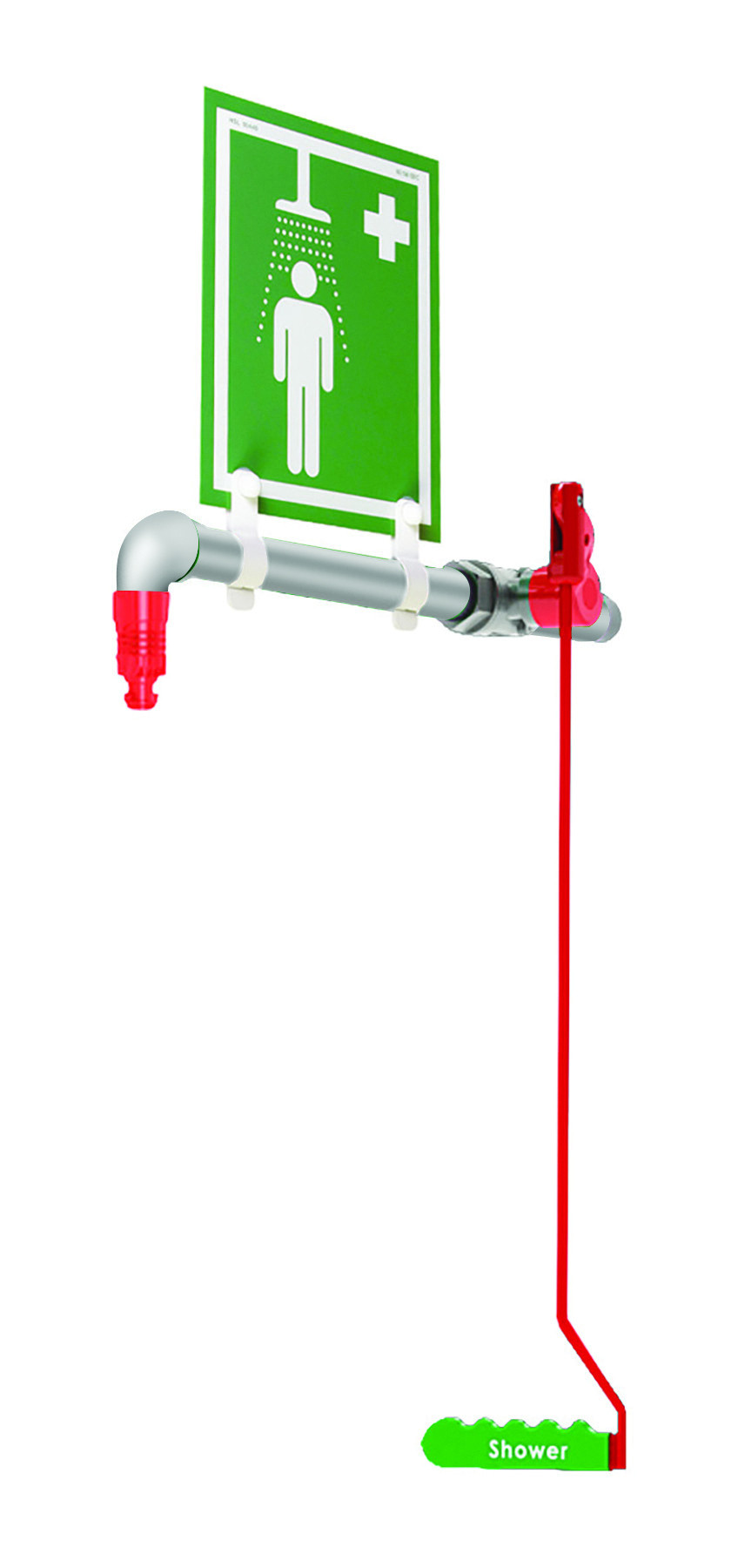 Wall Mounted Laboratory Shower - Hughes Safety Showers