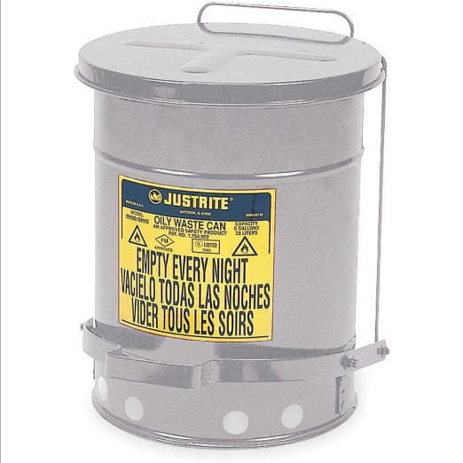 JUSTRITE Oily Waste Cans