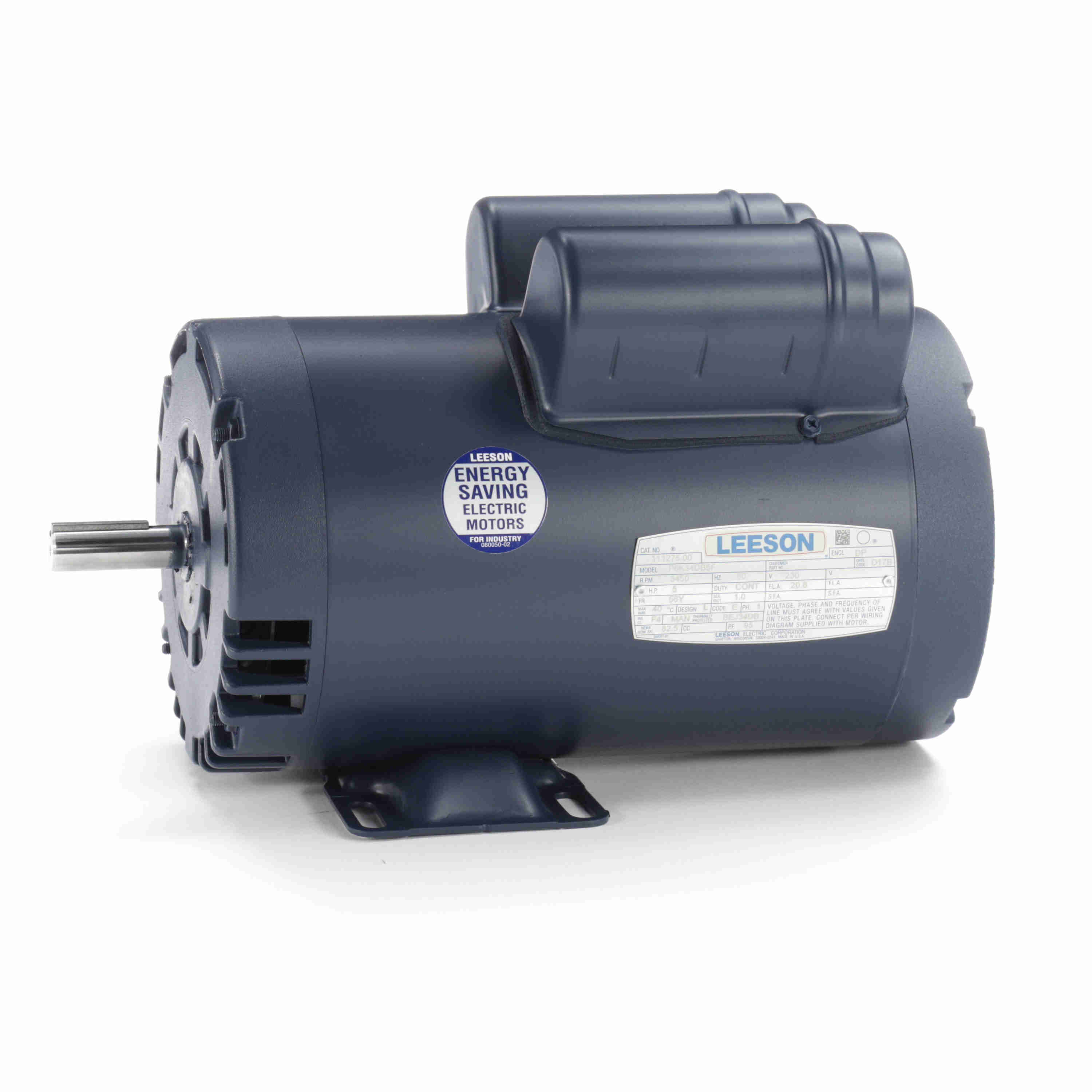 Leeson 140155.00 C215K17DB2F Single Phase Motor Raptor Supplies