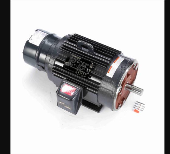 Worldwide Electric 5 HP 3 Phase Electric Motor C-Face 1800 RPM 184TC TEFC 230/460 Volt Severe Duty