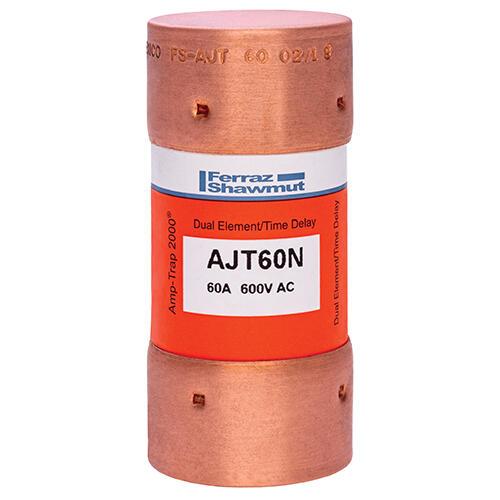 Mersen Ferraz AJT60N Time Delay Fuse, 600V, 60A, Class J