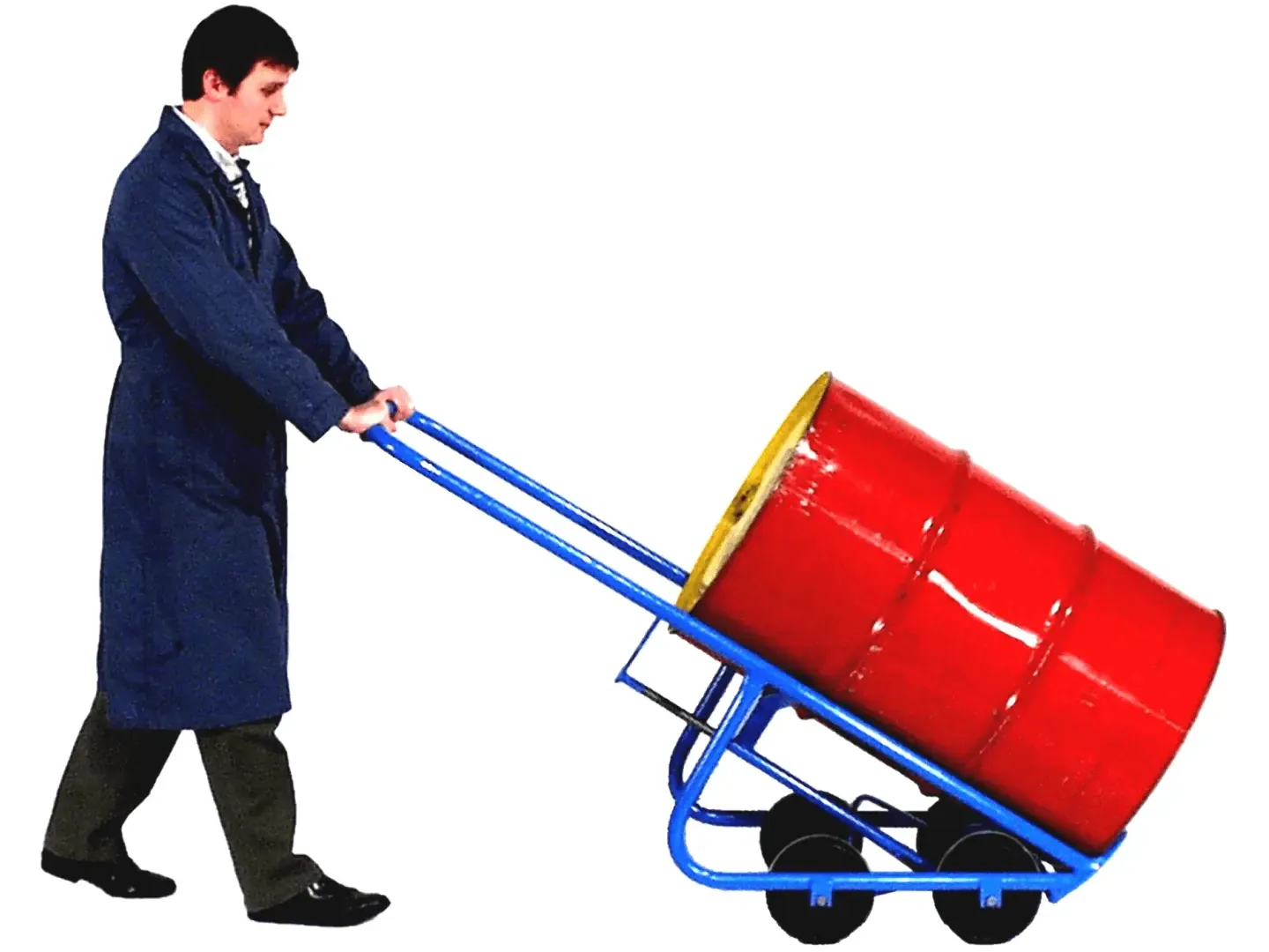 MORSE DRUM 160 4-Wheel Drum Truck, Self Standing, 454 kg Capacity | AF6EFN